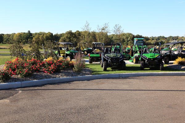 Hartville Hardware John Deere Artificial Turf Display